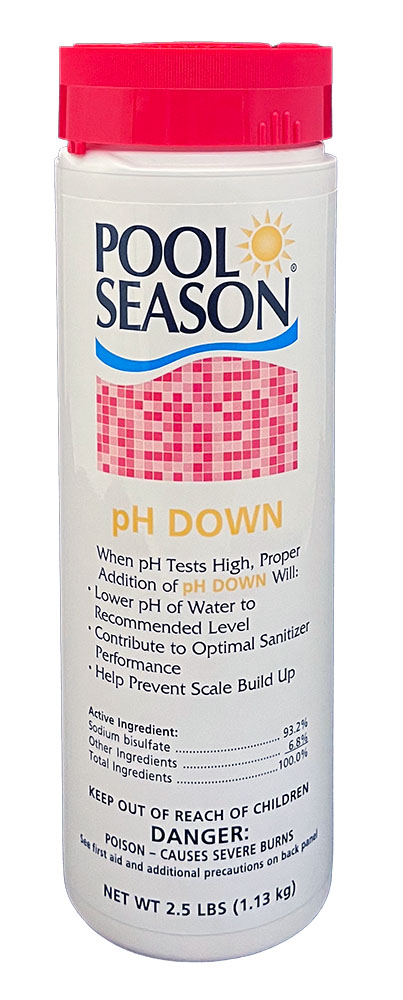 HGH-50-7000  - 2.5lb Pool Season PH Down Decreaser - HGH-50-7000